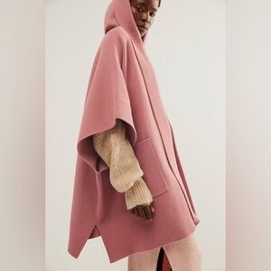 Hooded Kimono by Free People pink (SOLD OUT) color.